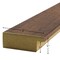 24x36 Matted Picture Frame, Bauhaus 200 2 Inch MDF Moulding, Wall Display Frame for Art, Posters, or Photos by wallsthatspeak